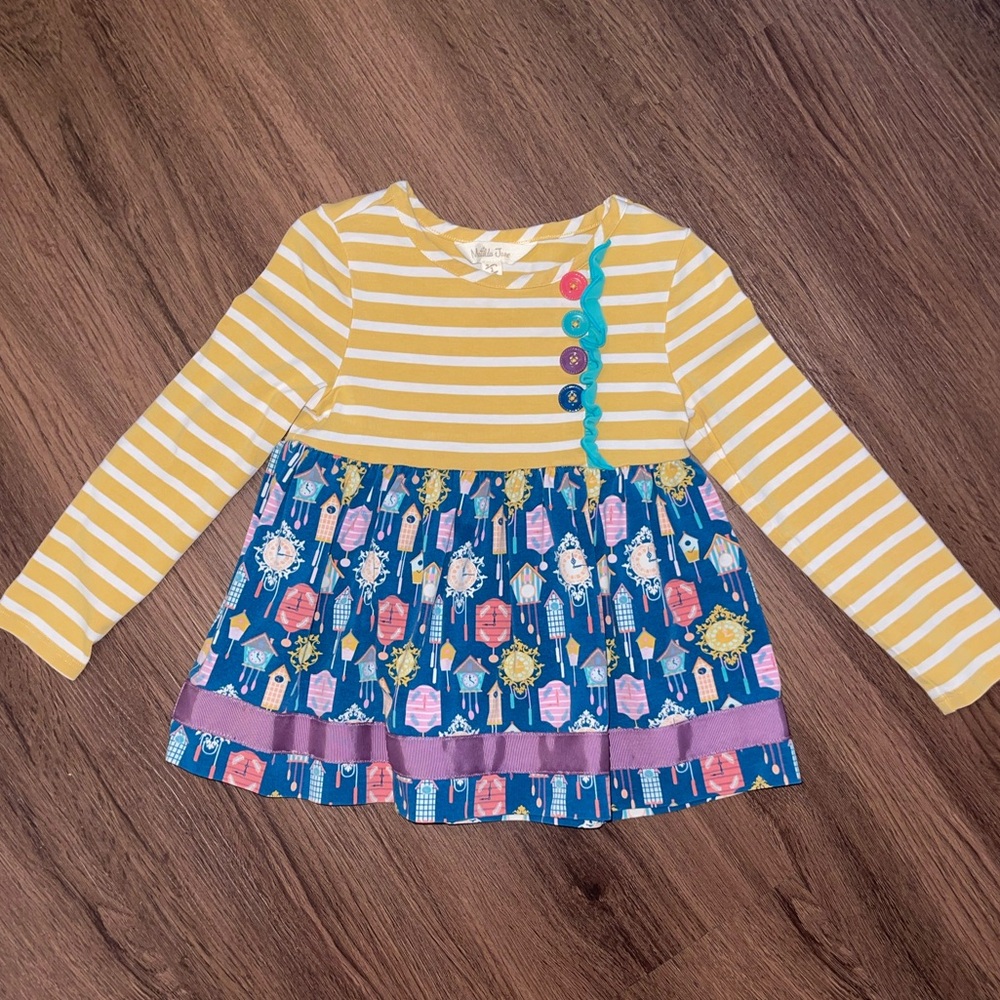 Matilda Jane Clock Top (2T)